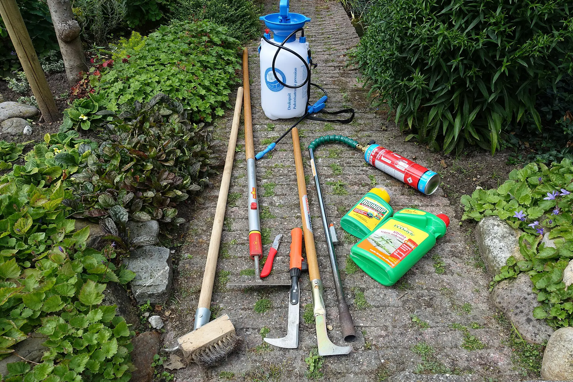 handgereedschap voor lichte onkruid bestrijding